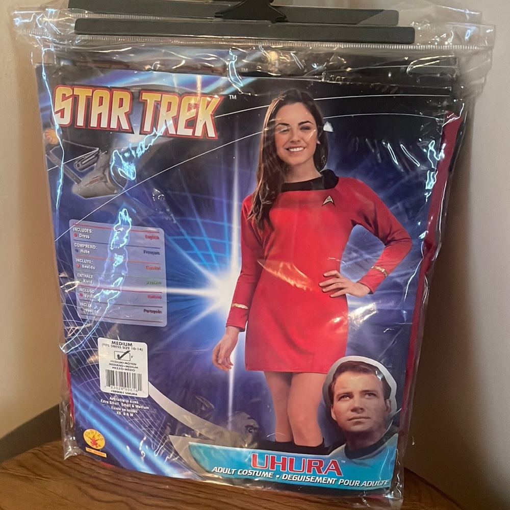 Rubie's Brand New Halloween Costume Star Trek UHURA Size M { 10 - 14 }